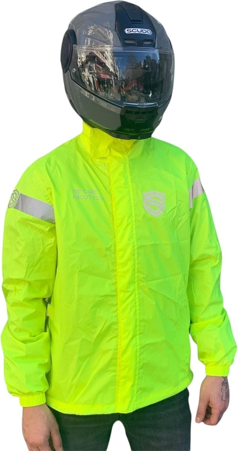 Prime Scudo Peru Sarı Üst Motosiklet Yağmurluğu