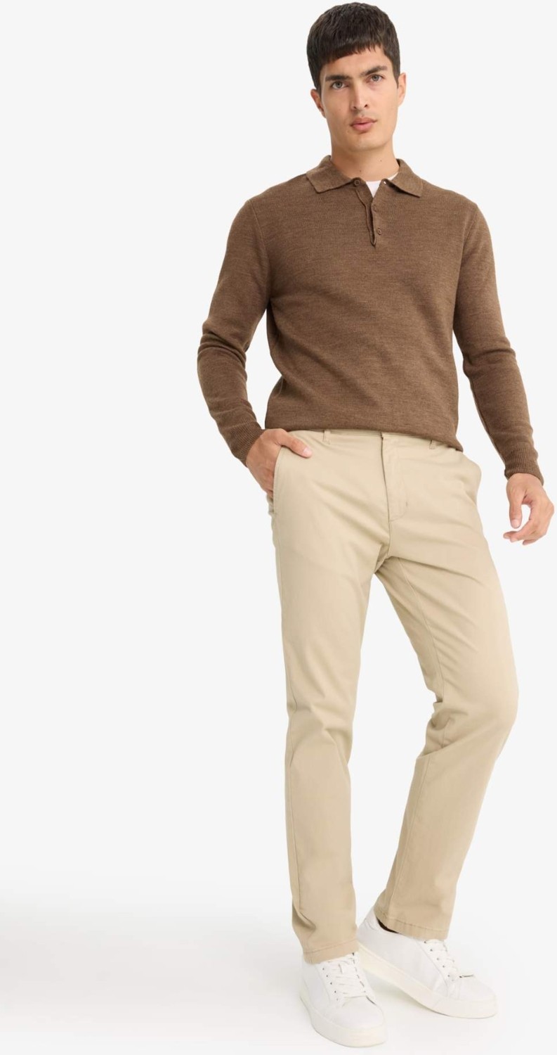 DeFacto Regular Fit Normal Kesim Cepli Düz Paça Chino Pantolon D7349AX25AU