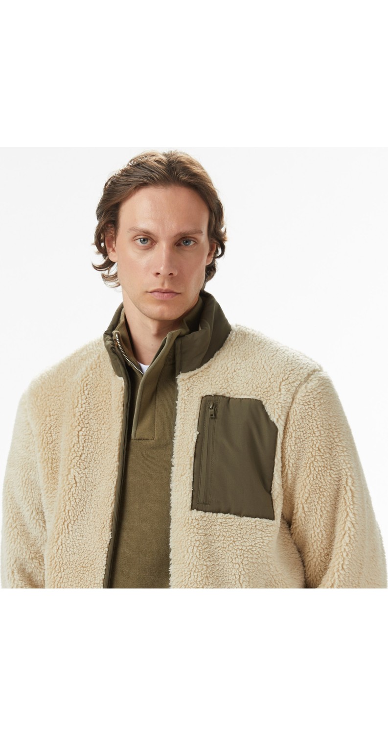 Nautica Erkek Yeşil Regular Fit Mont görsel 4