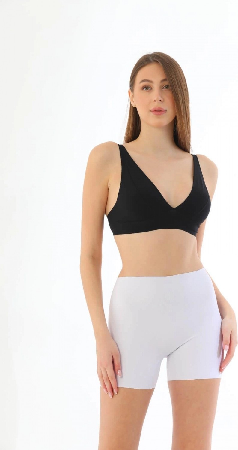 Hace Bazaar Marsilyan™ Beyaz Mı 2703 Lazer Kesim Iz Yapmaz Hayalet Boxer