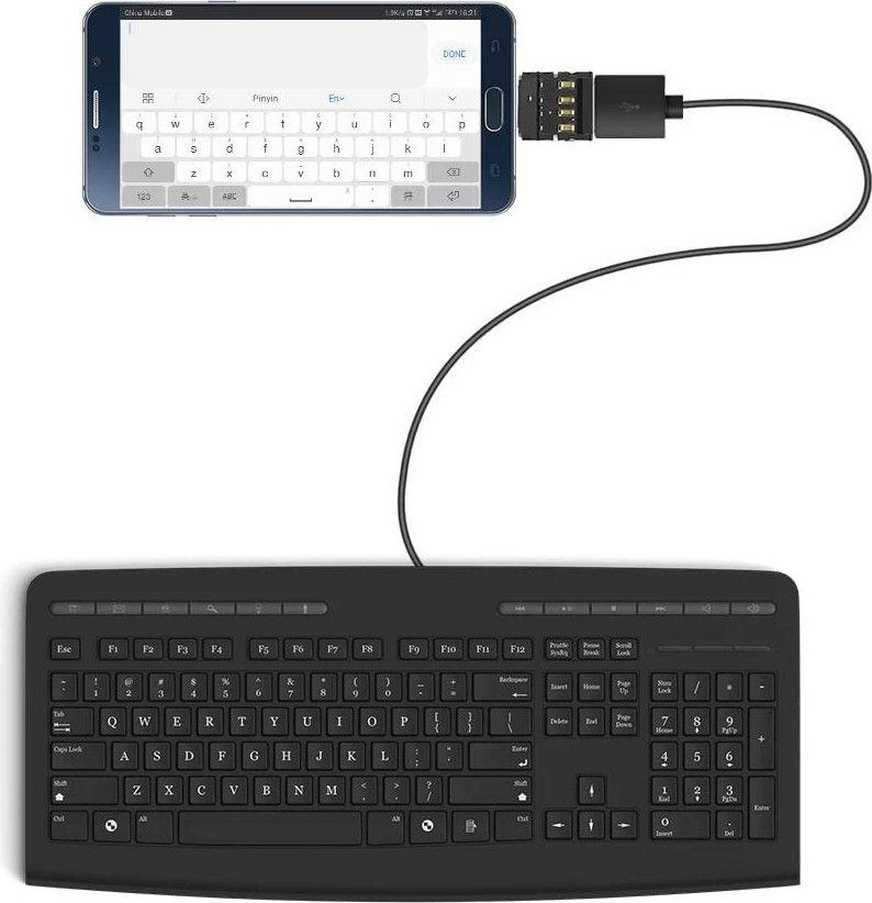 Die Grup Spelt Cep Telefonuna Flaş Bellek Takma Tablete Mouse Klavye Takma Usb-A Dişi Usb-C Erkek Otg Adaptör görsel 5