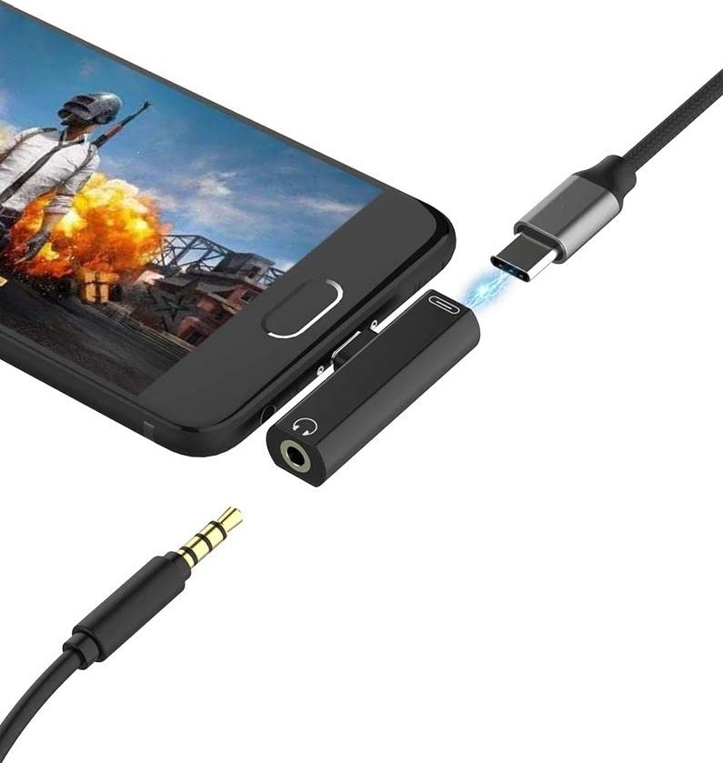 Die Grup Lunatic 9044 Type C To 3.5mm Stereo Kulaklık Aux Şarj Çevirici Dönüştürücü Adaptör görsel 4