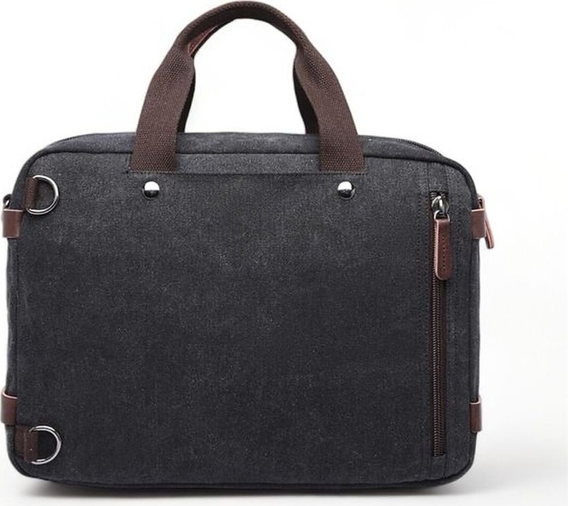 C-Active Cactive Kanvas Erkek Laptop & Evrak Çantası görsel 3
