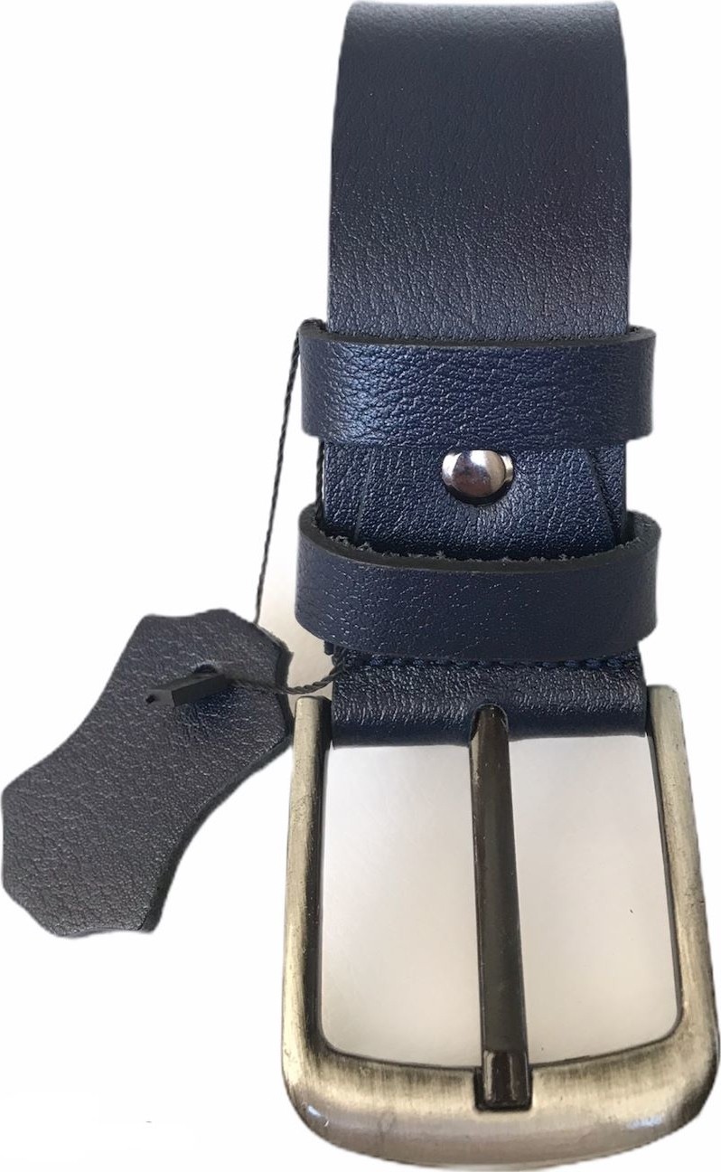 GoDeri Lacivert Lüks Deri Kot, Spor Kemer 4.5 cm görsel 2