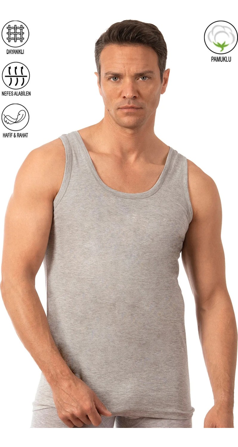 Özkan Underwear 0050 Erkek Pamuklu Penye Süprem Atlet görsel 8