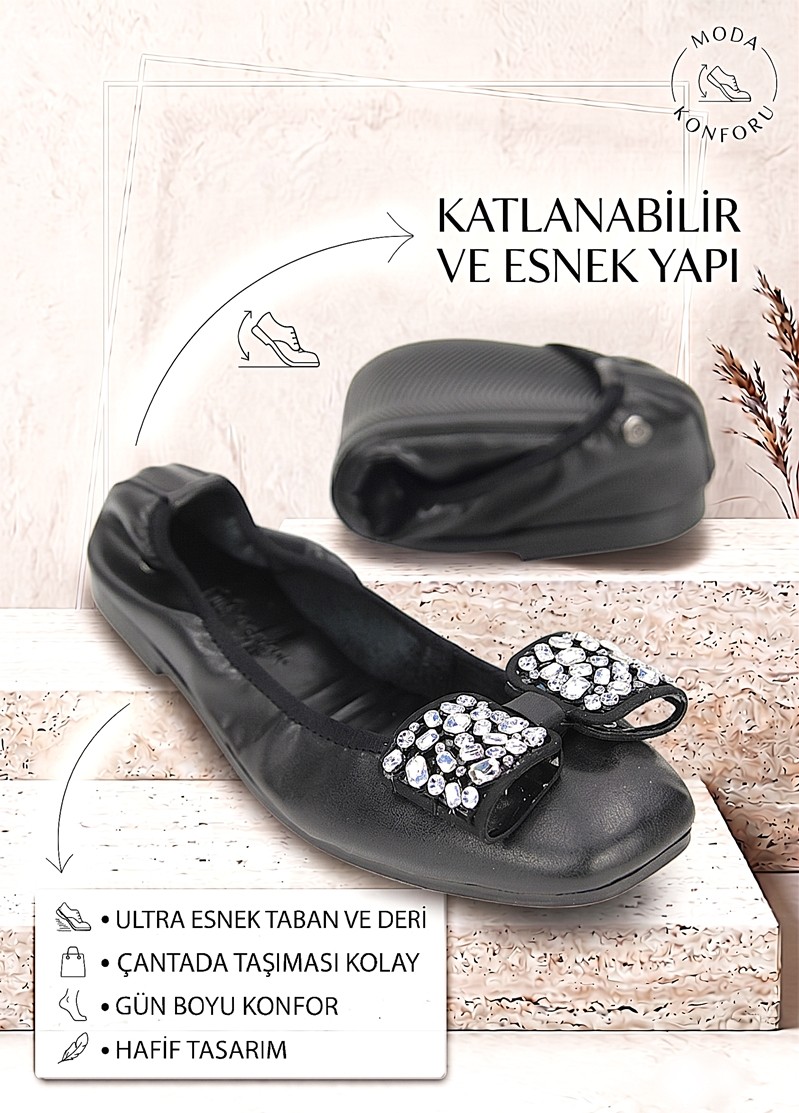 TeknoKapsül Valesa Kadın Babet Ayakkabı