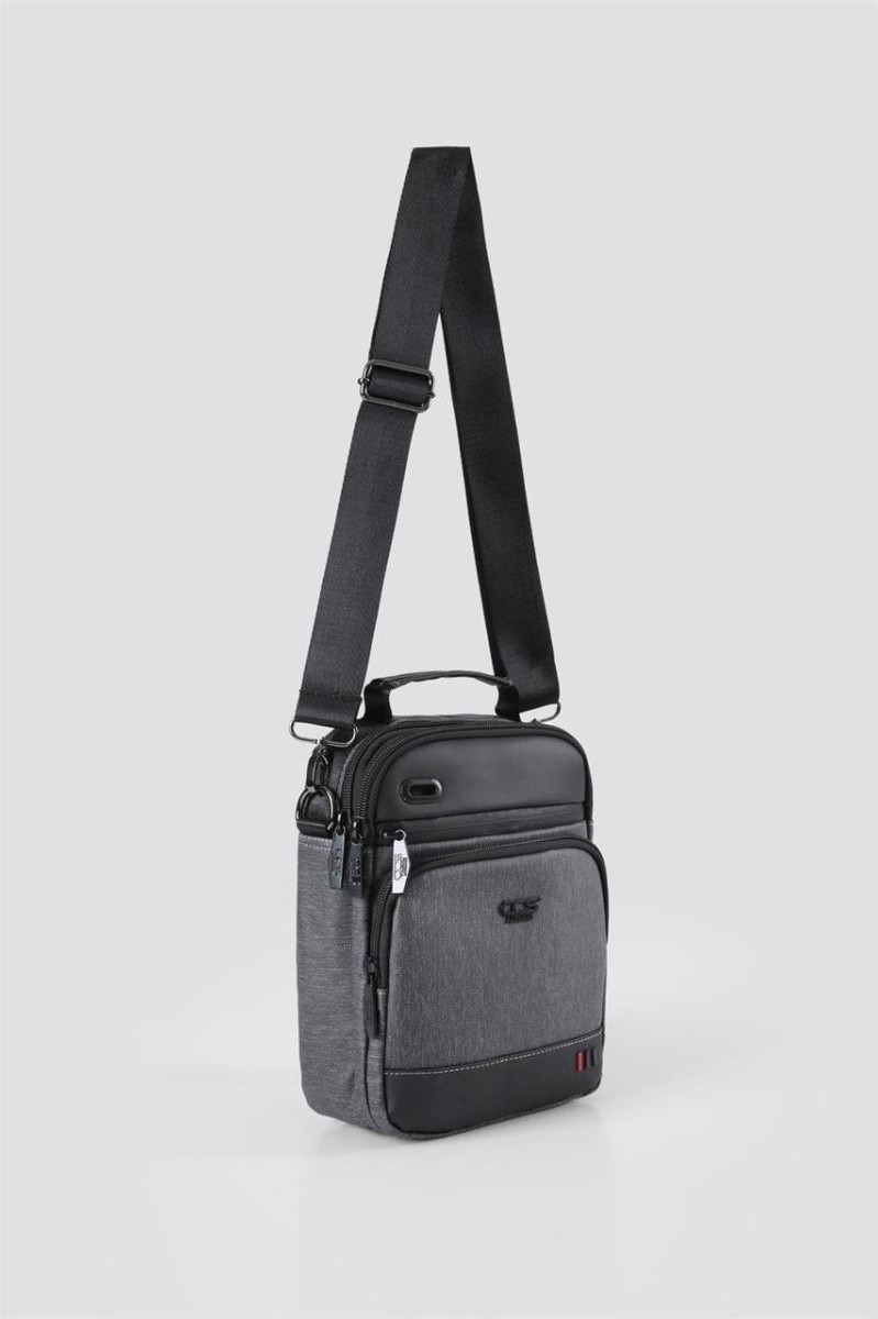 Ççs 31421 Unisex Askılı Çanta Gri görsel 2