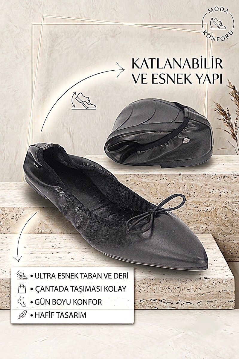 TeknoKapsül Velina Kadın Babet Ayakkabı