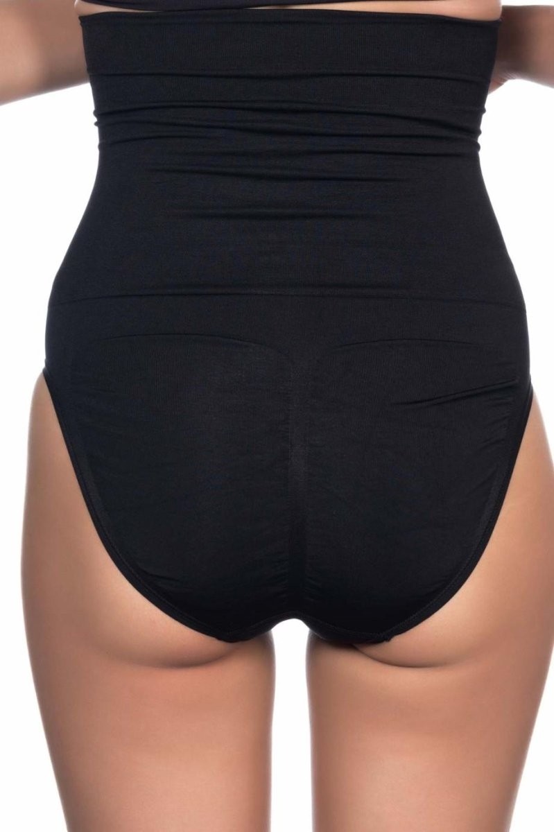 Hace Bazaar Siyah Yüksek Bel Double Slip Korse -Hcb görsel 3