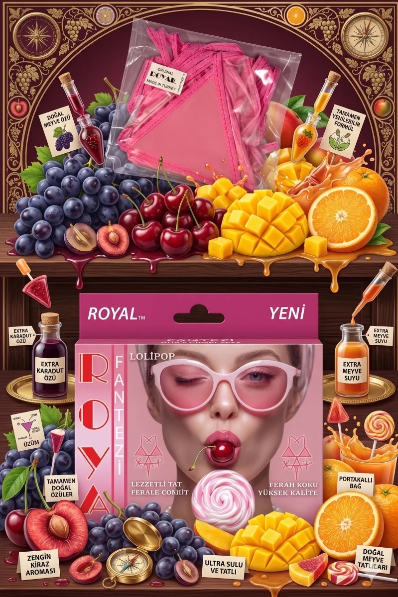 Melonika Arias Closet Fantezi Tüketilebilen Yenilebilir Lolipop Aromalı Iç Çamaşırı Takımı