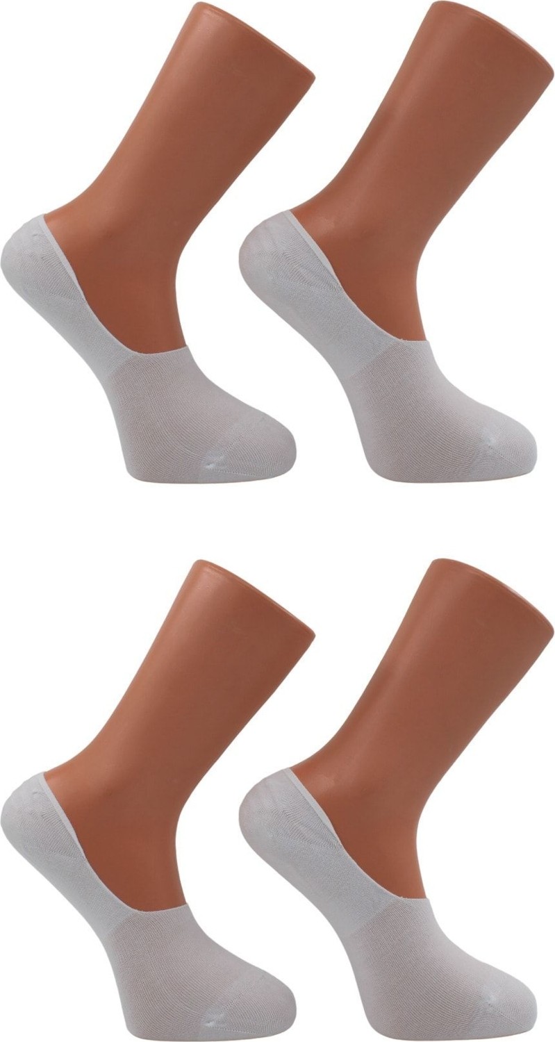 Dayco Erkek Bambu Premium Babet Çorap 4'lü Set Beyaz görsel 6