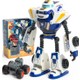 FBHTX Hot Blaze Monster Machines Anime Figure Plastic/alloy Deformed Robot Kids Car Toy Action Figure Model Children Birthday Gifts (Yurt Dışından)