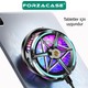 Forzacase FC602 5500 Rpm Kablolu Rgb Işıklı Manyetik Tablet ve Telefon Soğutucu Isı Önleyici Fan