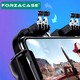 Forzacase Apple iPhone 13 - 13 Pro ile Uyumlu Fansız Telefon Oyun Kolu Pubg Tetik Düğmesi - FC516