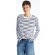  Renk Navy Striped