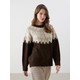 Seçili Renk Brown Jacquard
