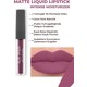 Seçili Renk Tonu 519 Dark Plum Mat Bitişli Likit Ruj - 8 Saate Kadar Kalıcı Etki - Matte Liquid Lipstick