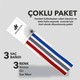  Renk Kırmızı - Gri - Sax