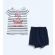 Seçili Renk Ecru Striped