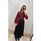 Seçili Renk Bordo Siyah