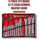 Seçili Renk Kırmızı - Gri