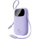 Baseus Enerfıll FC31 20000 Mah 45W Powerbank - Mor Renkli Taşınabilir Şarj Cihazı