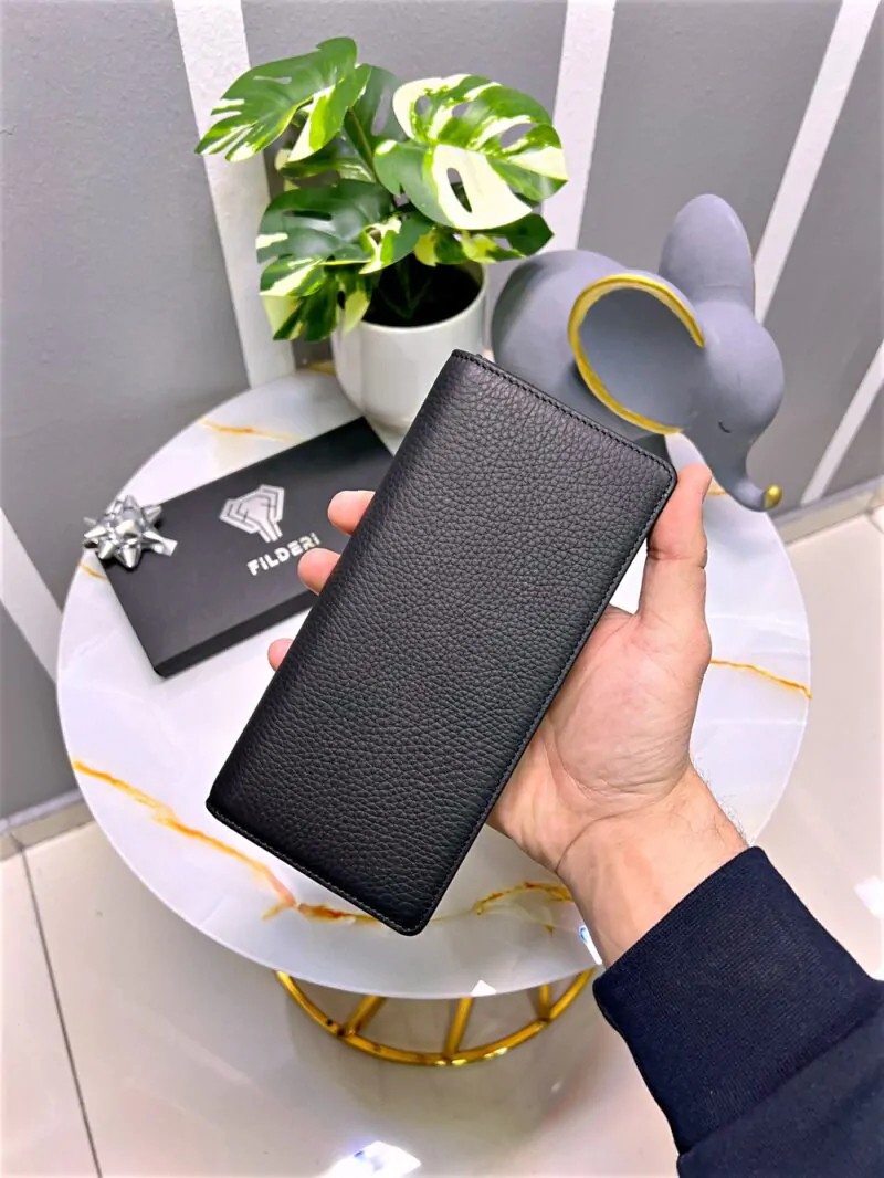 Fil Deri Telefon Bölmeli Cüzdan Deri El Tutamaçlı görsel 4
