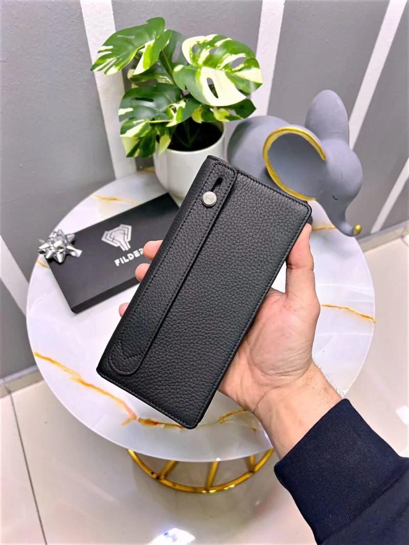 Fil Deri Telefon Bölmeli Cüzdan Deri El Tutamaçlı görsel 5