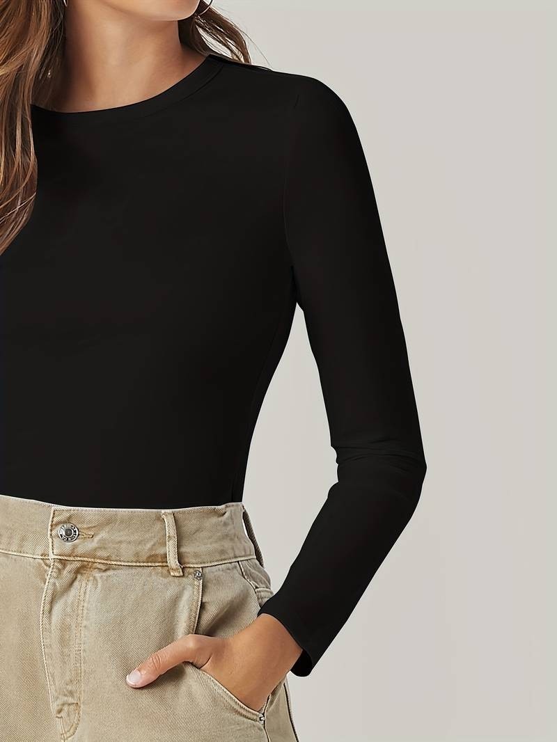 Oceans Butik Beyaz Bisiklet Yaka Atlet Boy Tesettür Body Darkalıp Interlok Penye Kumaş Uzun Atlet