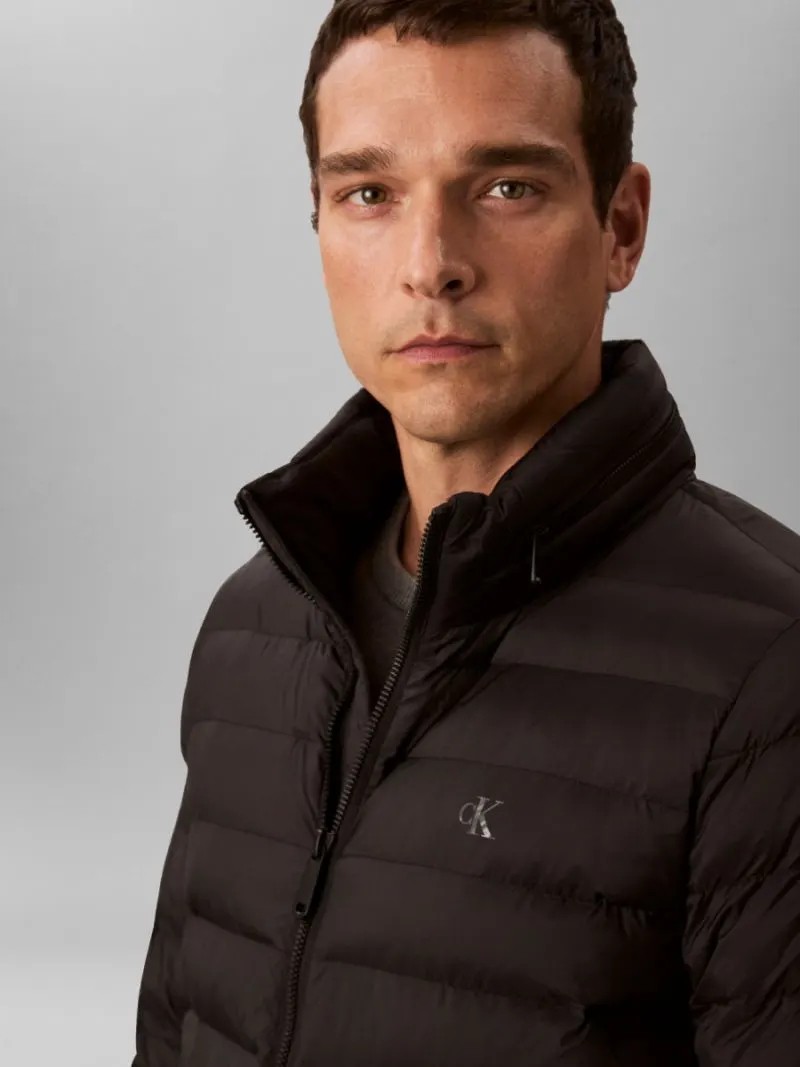 Calvin Klein Calvın Kleın Erkek Marka Logolu Regular Fit Kalıplı Ayarlanabilir Kapüşonlu Siyah Ceket LV04RC511G Ub1 görsel 2