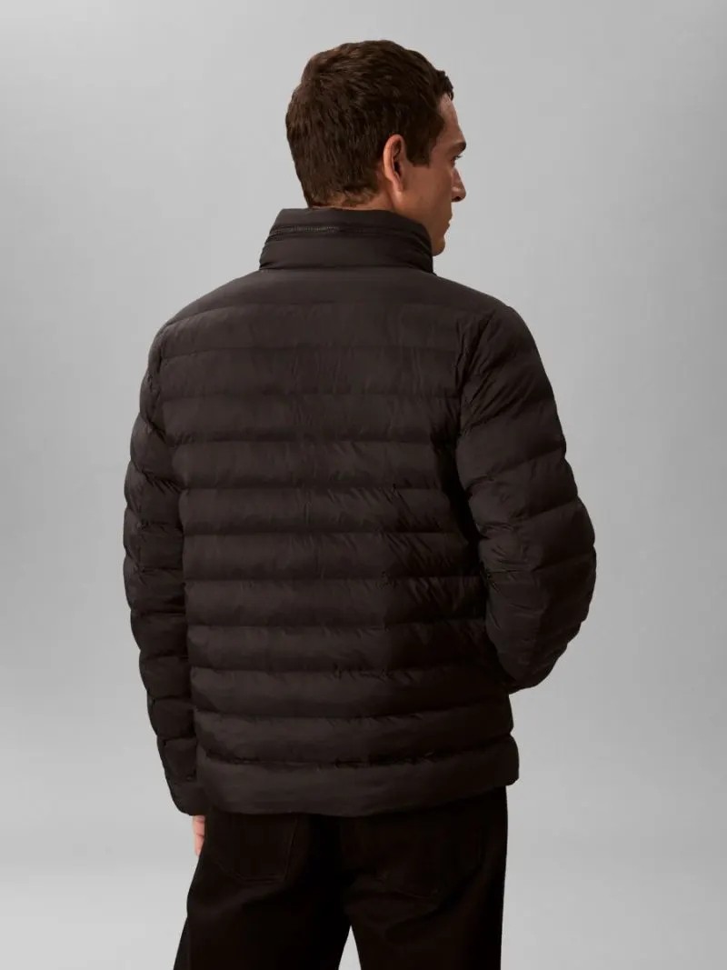 Calvin Klein Calvın Kleın Erkek Marka Logolu Regular Fit Kalıplı Ayarlanabilir Kapüşonlu Siyah Ceket LV04RC511G Ub1 görsel 5