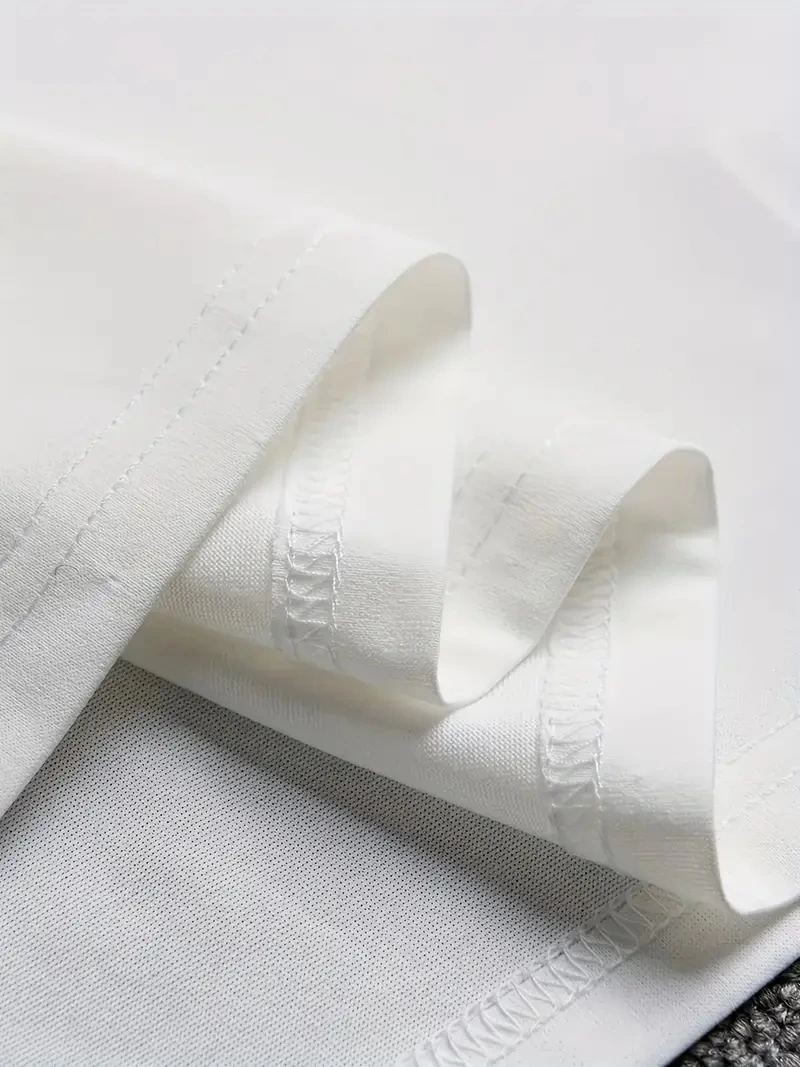 Fantastik Store Erkek Perfectly Baskılı Tişört Bisiklet Yaka Yazlık Kısa Kol T-Shirt - Beyaz görsel 3