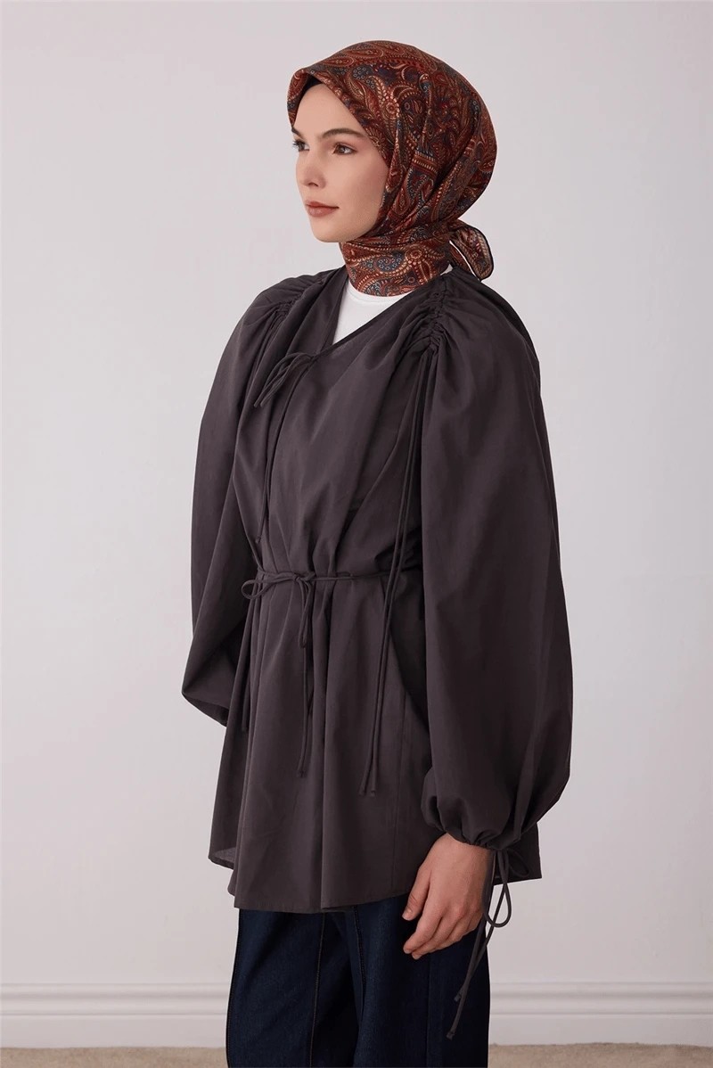Belli Twill Ipek Eşarp 26KA4404D01 05 görsel 2