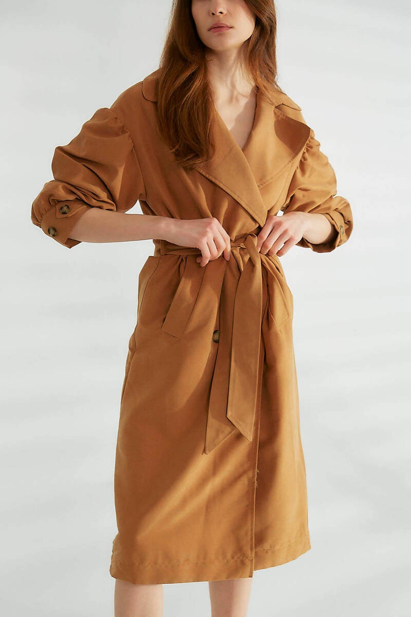 Robin Camel Trençkot görsel 2