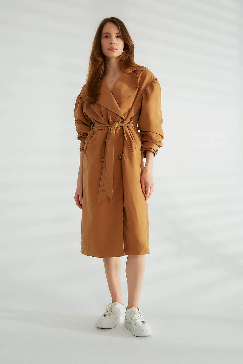 Robin Camel Trençkot görsel 3