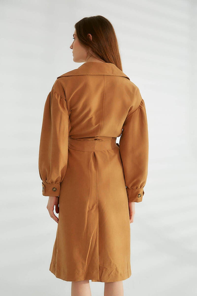 Robin Camel Trençkot görsel 4