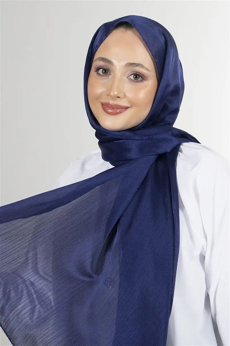 Flora Tekstil Janjan Trend Parlak Saten Dokulu Abiye Şifon Işıl Şal 185 x 70 SAL2315