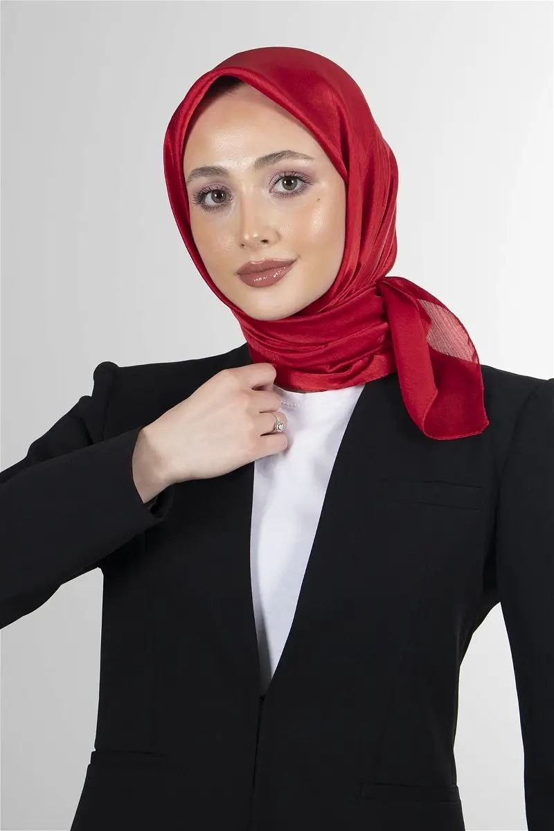 Flora Tekstil Janjan Trend Parlak Saten Dokulu Abiye Şifon Işıl Şal 185 x 70 SAL2315