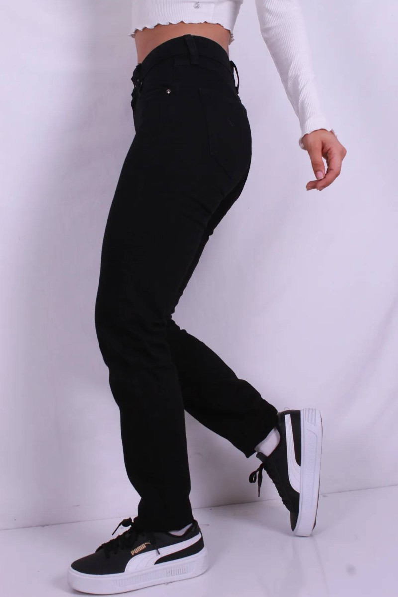 Loft Kadın Jean Desenli Dar Paça Günlük Stil %99 Pamuk Slim Fit Modeli görsel 2