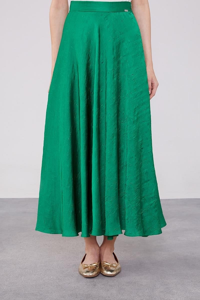 Lêvi D'or Benetton Kraş Saten Etek