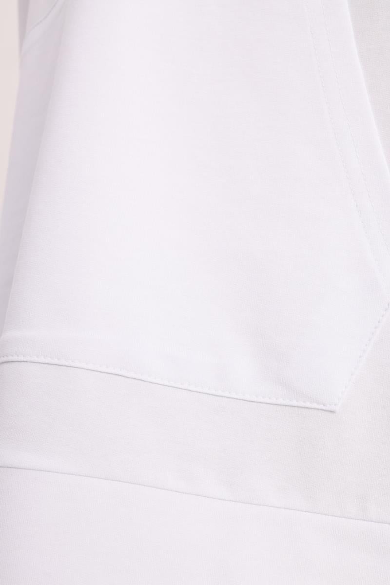 ALLDAY Beyaz-Kapüşonlu Kanguru Cepli Sweatshirt görsel 5