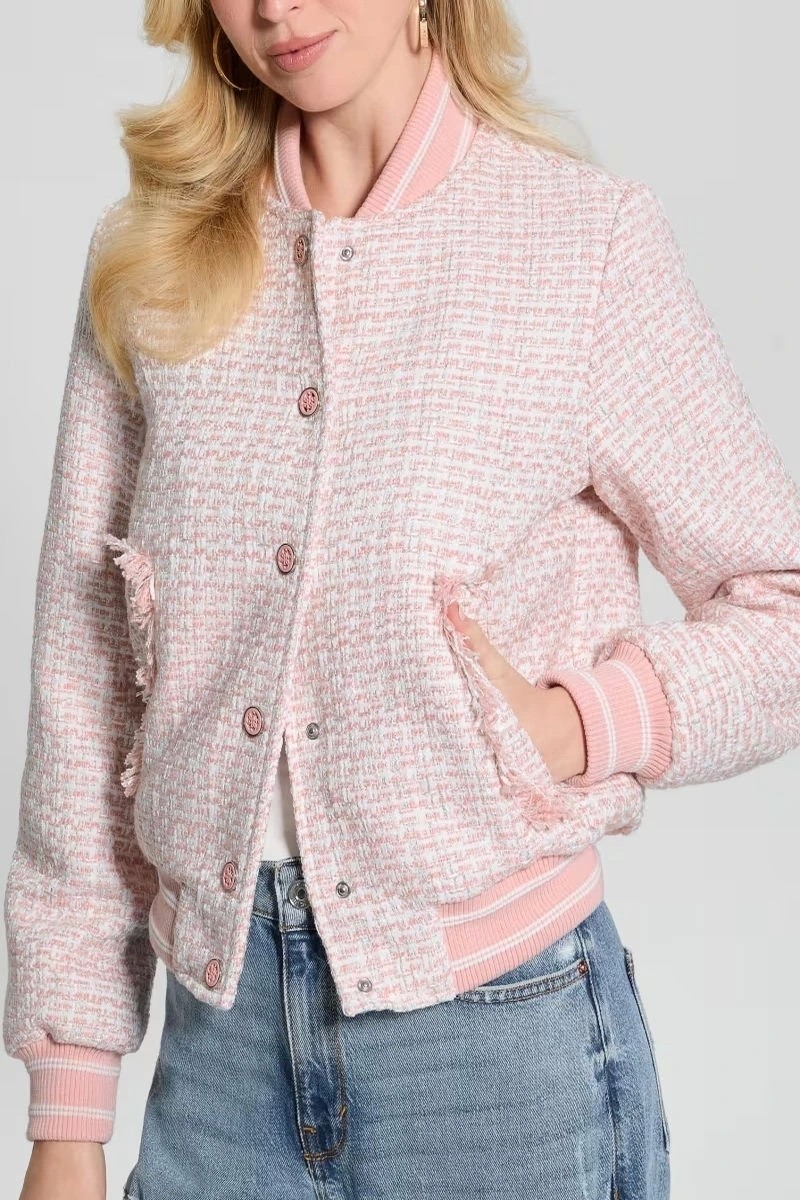Guess Kadın Pembe Eco Gloria Ceket görsel 3