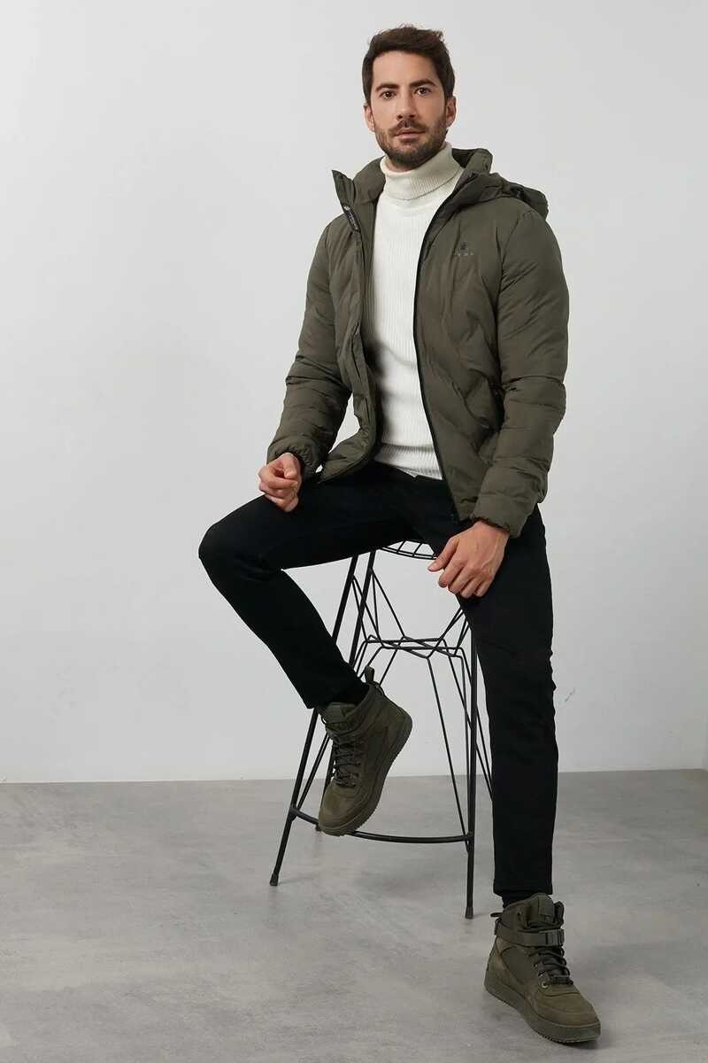 Lumberjack 3W Ml Henry Coat 2Sn17 3Pr Erkek Haki Mont 101398633 görsel 3