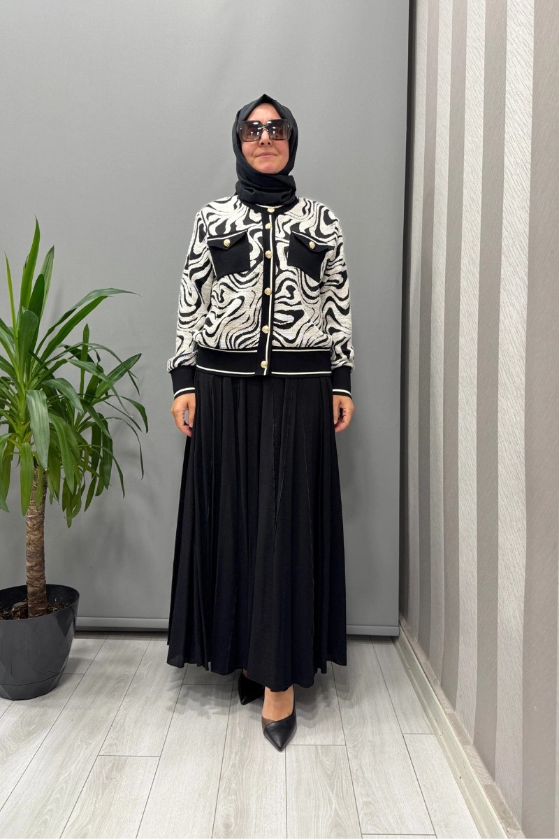Ghisa Hırka Siyah 26KÖRHRK3224