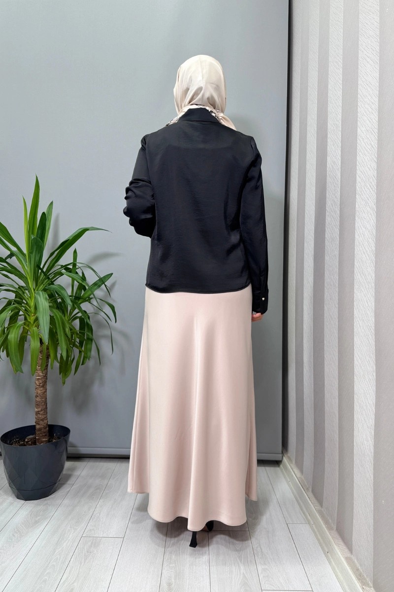 Clande Bluz Siyah 3015 görsel 3