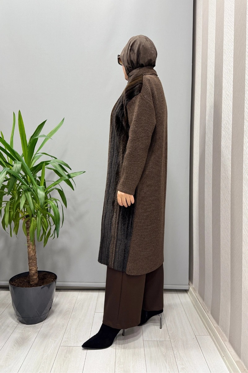Ghisa Hırka Kahve 5KGSHRK3050 görsel 2