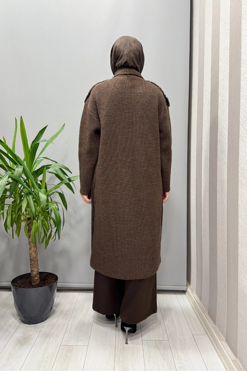 Ghisa Hırka Kahve 5KGSHRK3050 görsel 3