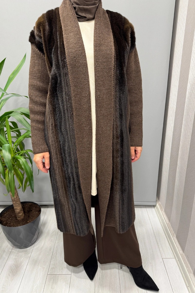 Ghisa Hırka Kahve 5KGSHRK3050 görsel 4