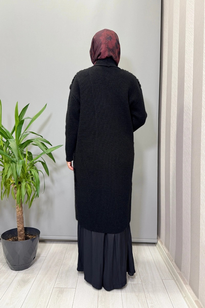 Ghisa Hırka Siyah 5KGSHRK3050 görsel 4