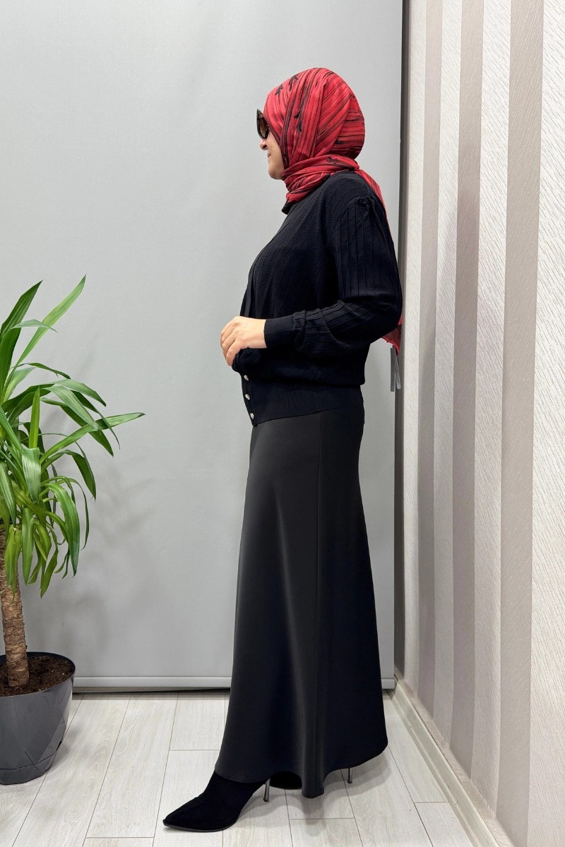 Ghisa Hırka Siyah 26KOBHRK1863 görsel 2